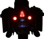 Custom Dynamics Chrome/Red ProBeam LED Turn Signals (PB-IND-RTS-R-C)