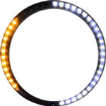 Custom Dynamics Black Sequential ProBeam Turn Signal Trim Ring (PB-7TR-SEQ-3B)