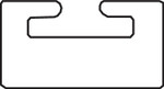 Garland 52.00" Red UHMW Slide 01 (01-5200-2-01-02)