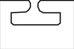 Garland 64.00" Black UHMW Slide 10 (10-64.00-0-01-01)
