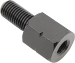 Emgo M10 x 1.25 Male - M8 x 1.25 (Left Hand) Female Mirror Adapter (20-28140)