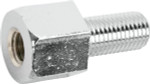 Emgo M8 x 1.25 Male | M10 x 1.25 Female Chrome Mirror Adapter (20-28109)