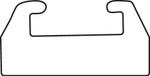 Garland 49.00" Black UHMW Slide 26 (26-49.00-1-01-01)