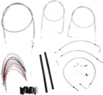 Burly Complete Stainless Cables for 14" Ape Hanger Handlebars (B30-1079)