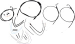Burly Complete Black Vinyl Cables for 16" Ape Hanger Handlebars (B30-1072)