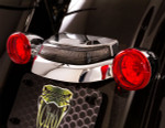 Ciro Chrome Crown Taillight w/ Smoke Lens Lightstrike Technology (40153)