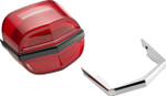 Ciro Chrome Red Lens Armor Tail Light w/ Lightstrike (40900)
