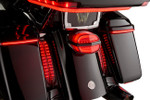 Ciro Black Red Lens Armor Tail Light w/ Lightstrike (40901)
