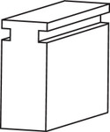 Garland Black Tunnel Wear Strip/Heat Exchanger Protector (04A-50.001-00-01)