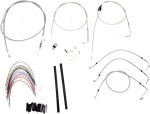 Burly Complete Stainless Cables for 18" Ape Hanger Handlebars (B30-1084)
