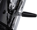 Ciro Black Rail Footpegs w/ Mount (61022)