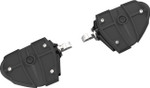 Ciro Ryde Culture Black 1/2" Clevis Mount Footrests (6R001)