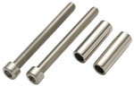Ciro Extended Chrome Bolt & Spacer Kit for Clutch & Brake Perch (56110)