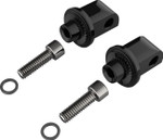 Ciro Black Passenger Peg Adapter (60021)