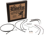 Burly Complete Stainless Cables for 18" Ape Hanger Handlebars (B30-1169)