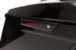 Ciro Red Lens Black LED Saddlebag Hinge Covers (40171)
