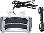 Ciro Smoke Lens Chrome LED Lighted License Plate Frame (40301)