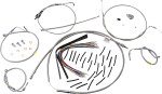 Burly Complete Stainless Cables for 13" Ape Hanger Handlebars (B30-1296)