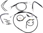 Burly Complete Black Vinyl Cables for 12" Jail Bars (T-Bars) (B30-1212)