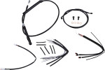 Burly Complete Black Vinyl Cables for 16" Gorilla Handlebars (B30-1247)