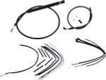 Burly Complete Black Vinyl Cables for 14" Jail Bars (T-Bars) (B30-1253)