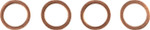Moose Stainless Steel Braided Brake Line (1741-6404)