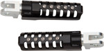 Burly Razorback Black Passenger Footpegs (B13-1014B)