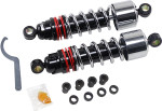 Burly 10.5" Slammer Plus Chrome Rear Shocks (B28-1205)