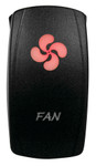 DragonFire Laser Etched LED Switch Fan On/Off w/Red LED (521382)