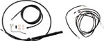 Burly Complete Black Vinyl Cables for 18" Gorilla Handlebars (B30-1310)