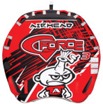 Airhead G-Force 3 Inflatable Triple Rider Towable Black/Red (AHT3GF)