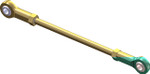 KFI ATV Rod End Linkage for Manual Lift (P800281-R)