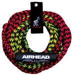 Airhead 2 Rider/2 Section Black/Red Tube Tow Rope (AHTR-22)