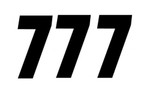 Factory Effex 6 Inch Factory Number Decal 3-Pack Black #7 (08-90047)