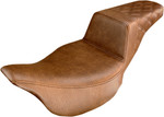 Saddlemen Step-Up Lattice Stitch Brown Motorcycle Seat (807-03-175BR)
