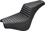 Saddlemen Step-Up Tuck & Roll Black Motorcycle Seat (818-30-171)