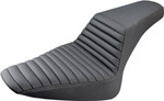 Saddlemen Step-Up Tuck & Roll Black Motorcycle Seat (818-30-171)