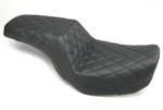 Saddlemen Step-Up Full Stitch Seat Black '06-17 Dyna FXD/FXDWG/FLD (806-04-175)