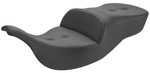 Saddlemen Heated Roadsofa Pillow Top Black Motorcycle Seat (897-07-181HCT)