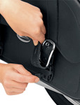 Saddlemen Highwayman Tattoo Slant Jumbo Saddlebags w/Silver Flame (X021-05-0423)
