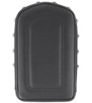 Saddlemen Gravestone Special Tall Chrome Studded Black Sissy Bar Pad (0411Y)