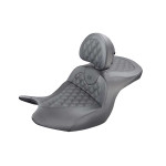 Saddlemen Road Sofa LS Seat w/Backrest Black (I14-07-182BR)