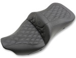 Saddlemen Heated Extended Reach Roadsofa Lattice Stitch Seat (808-07B-184HCT)