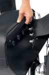 Saddlemen Cruis'n Slant Face Pouch Black Jumbo Motorcycle Saddlebags (3501-0382)