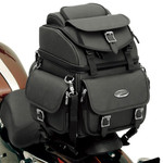 Saddlemen BR1800EX/S Combination Backrest/Sissy Bar Bag Black (3515-0118)