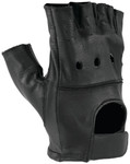 Kuryakyn Hollister Mens Leather Motorcycle Fingerless Gloves