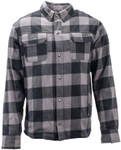 Kuryakyn Vise Mens Long Sleeve Button Up Motorcycle Flannel Shirt