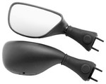 BikeMaster OE Right Black Motorcycle Mirror (600450)