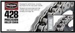 BikeMaster 428 Precision Roller Chain Natural 92 Links (197535)