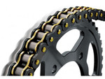 BikeMaster 530 BMZR Series Sealed Chain Black/Gold 130 Links (197432)